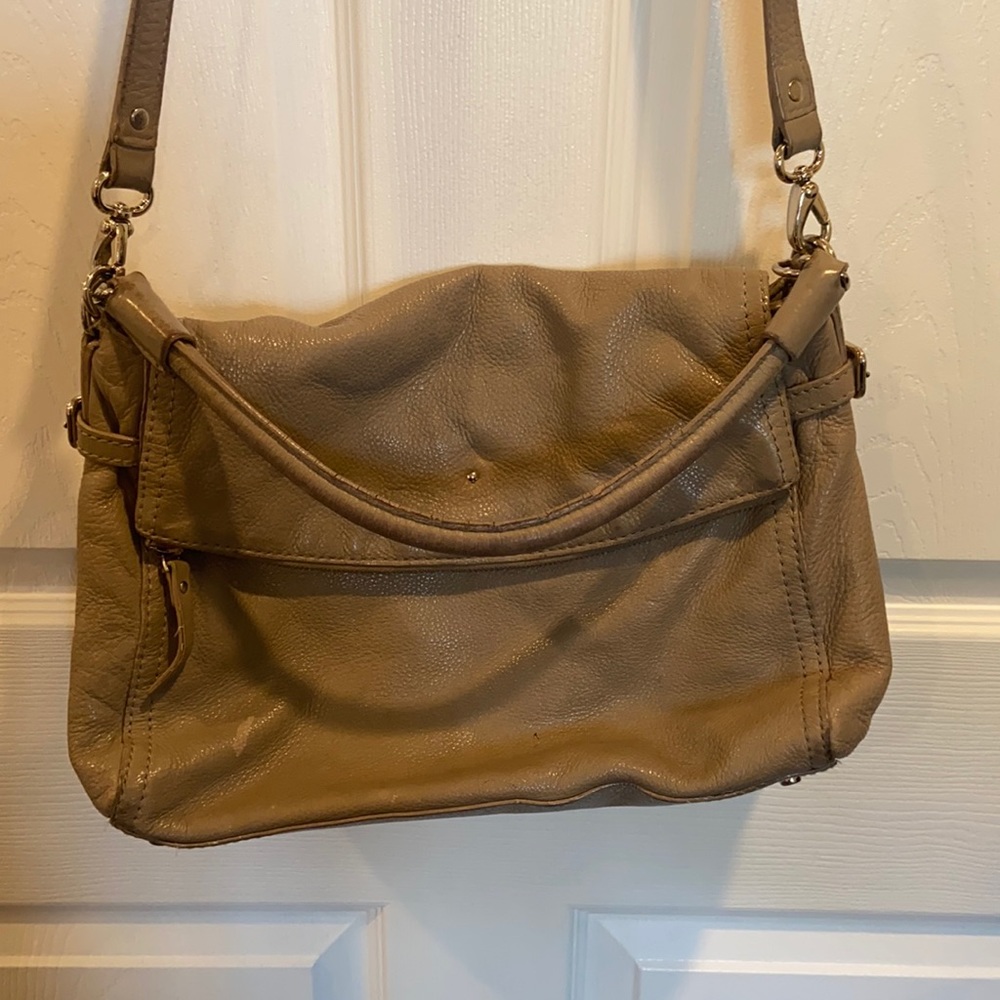 Kate Spade Fold-over Leather Crossbody Purse